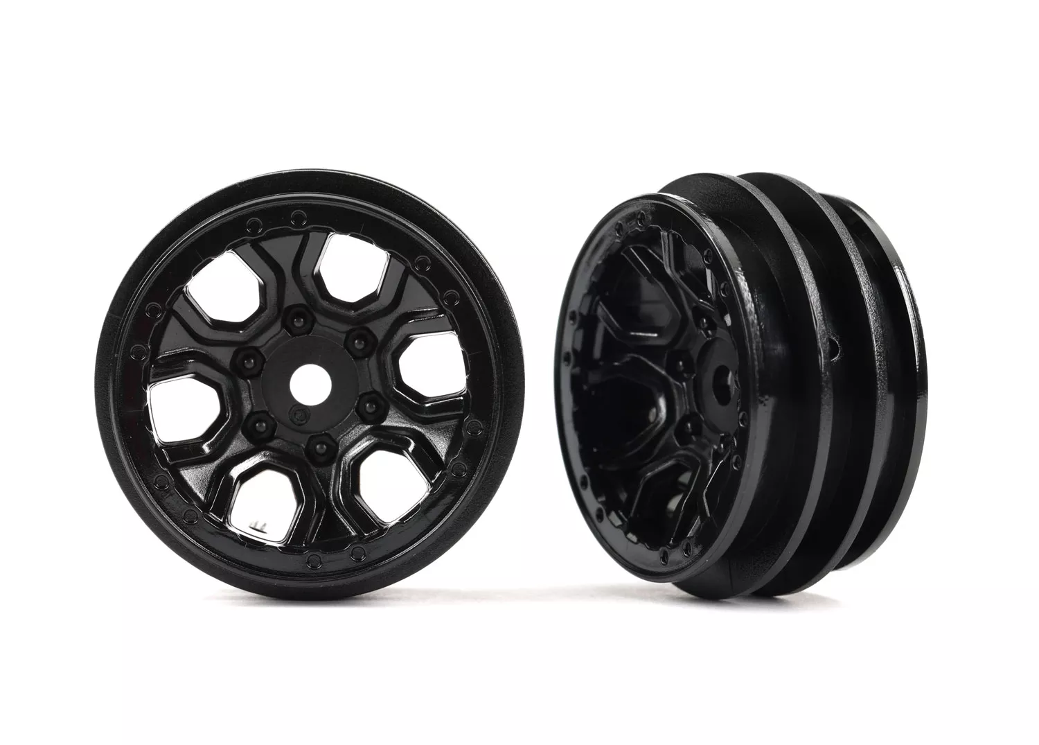 1.0″ Multi-Spoke Wheels (Black, Chrome, or Satin Chrome) (2)