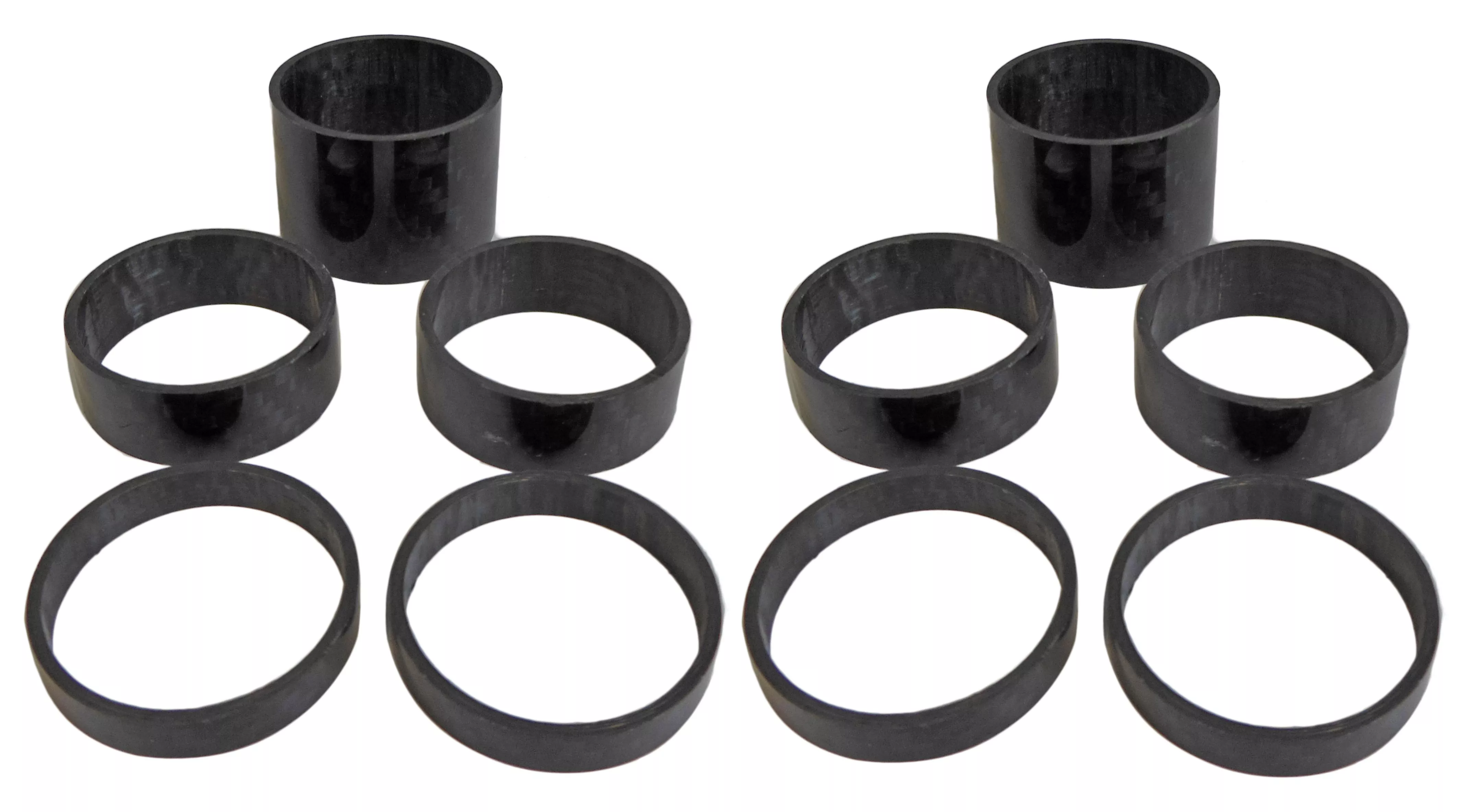 1-1/4" Carbon Fiber Axle Spacer Kit (10 Piece)