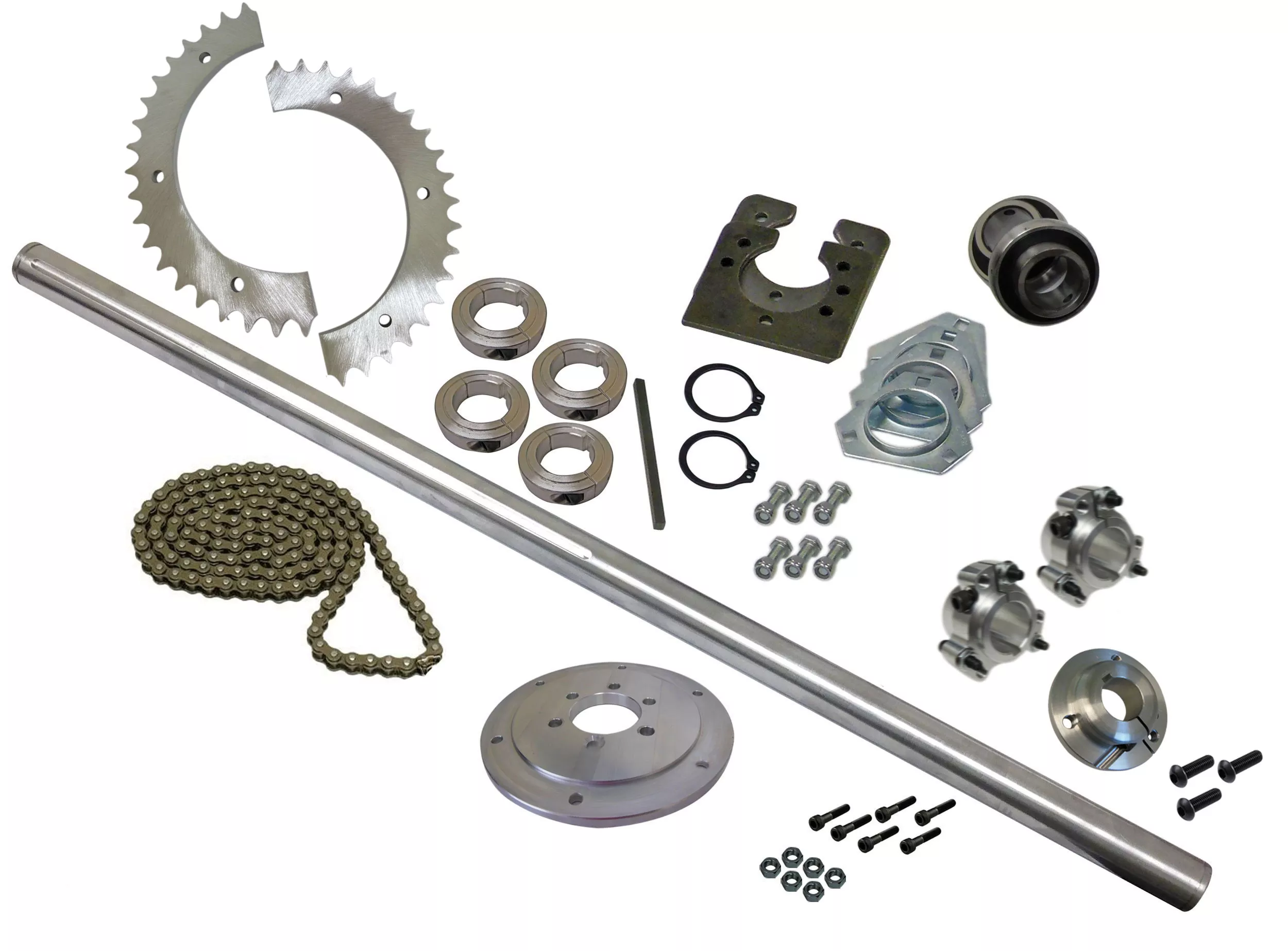 1-1/4″ Live Racing Axle Kit (#40 Chain)American or Metric Hub Option