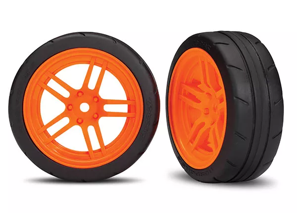 1.9″ Front Wheels & Response Tires (Orange or Green) (2)