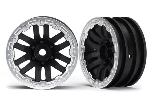 1.9" Wheels, TRX-4 (Black or Satin Beadlock) (2)