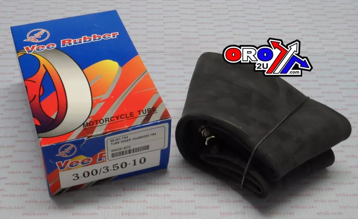 10 INNER TUBE 3.00/3.50-10 TR4 VALVE VEE RUBBER