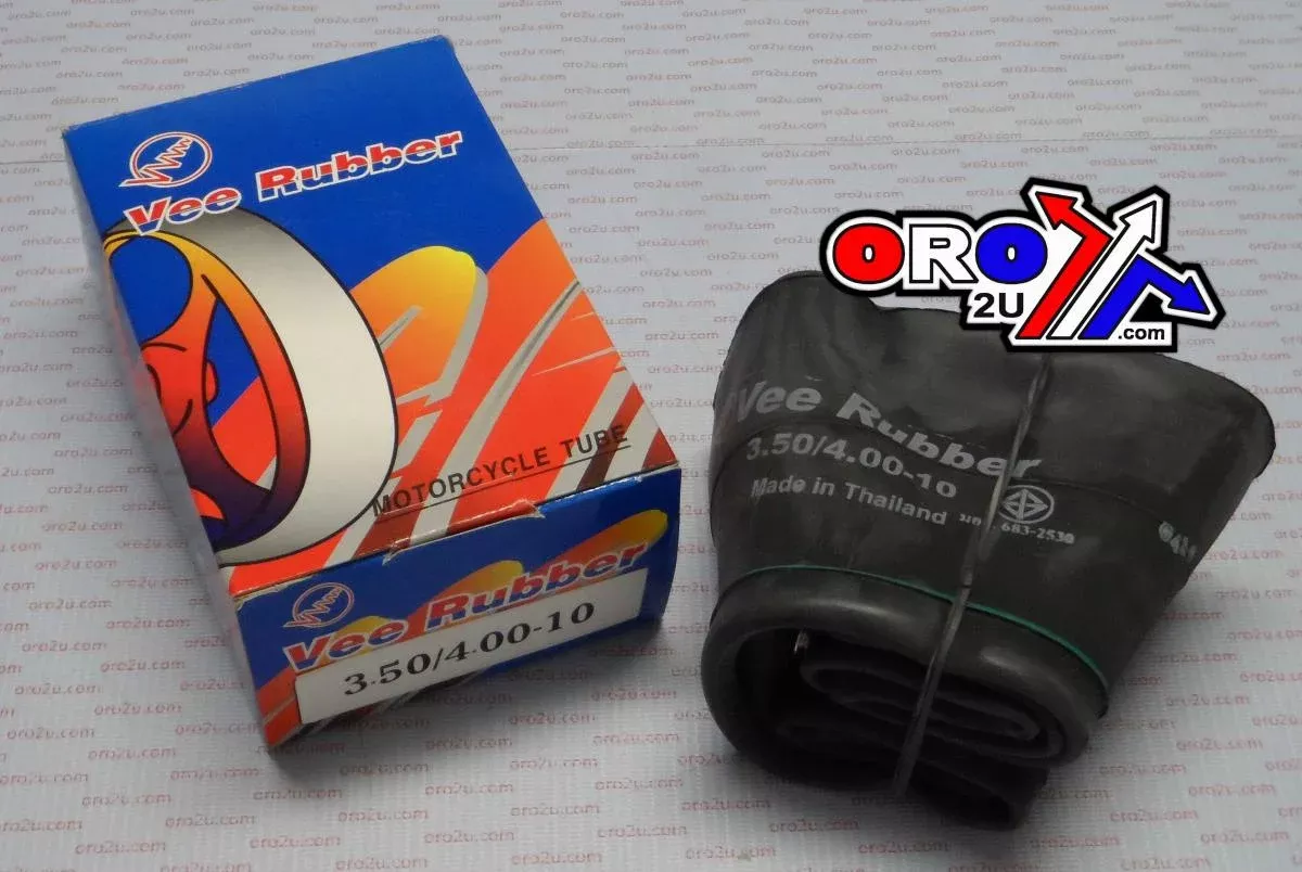 10 INNER TUBE 3.50/4.00-10 TR4 VALVE VEE RUBBER