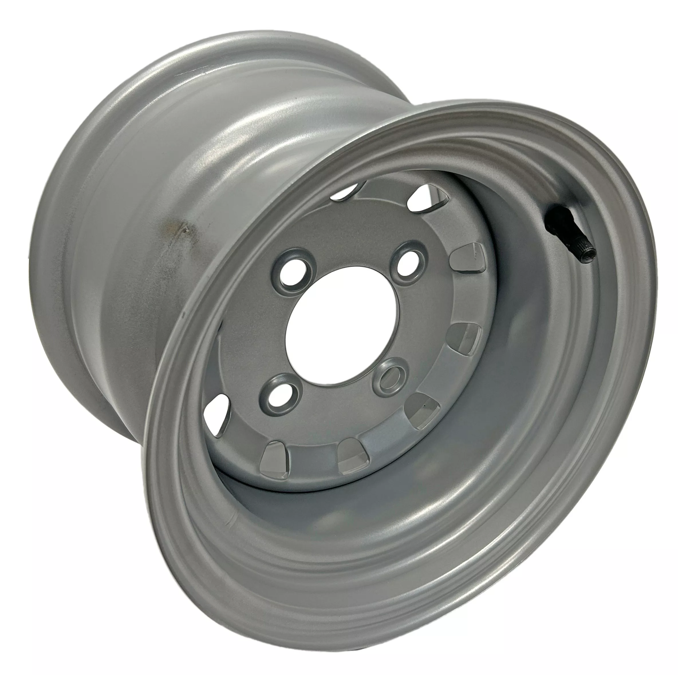 10″ x 7″ Wheel (4 on 4)Gray Powdered Painted | 4″ Bolt Circle