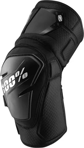 100% Fortis Knee Guards Black