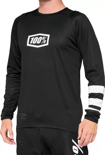 100% R-Core Jersey Long-Sleeve Black