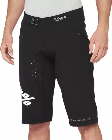 100% R-Core-X Black Shorts