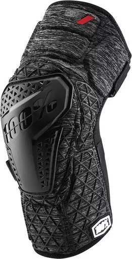 100% Surpass Knee Guards Gray Black