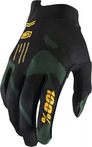 100% Youth iTrack Gloves Black