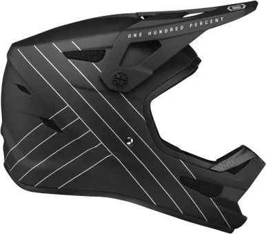 100% Youth Status Helmet Black