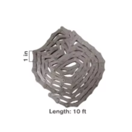 10FT CHAIN ROLLER #80
