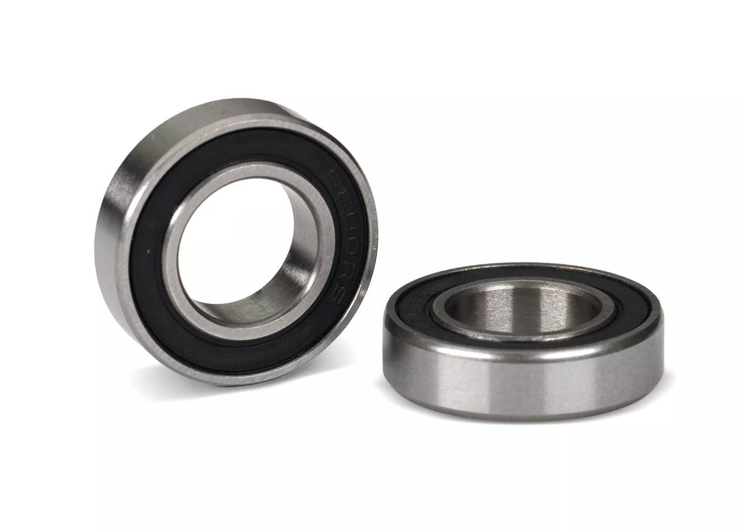 10x19x5mm Black Rubber Sealed Ball Bearings (2)