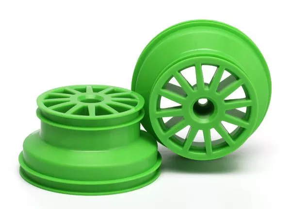 12-Spoke Wheels, Green (2) (Ford Fiesta ST Rally)