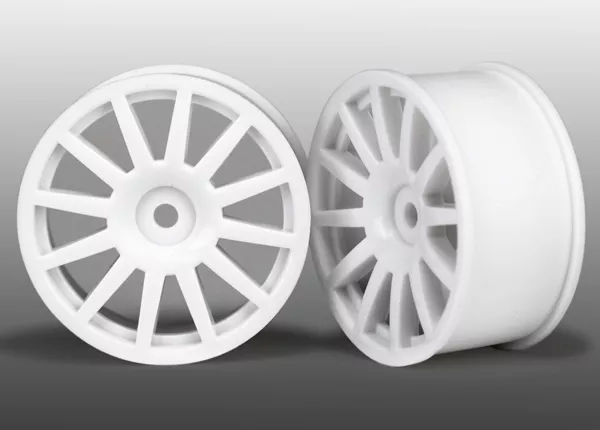 12-Spoke Wheels, White (2), 1/18 LaTrax Rally