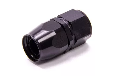 #12 Str Hose End Black 610055