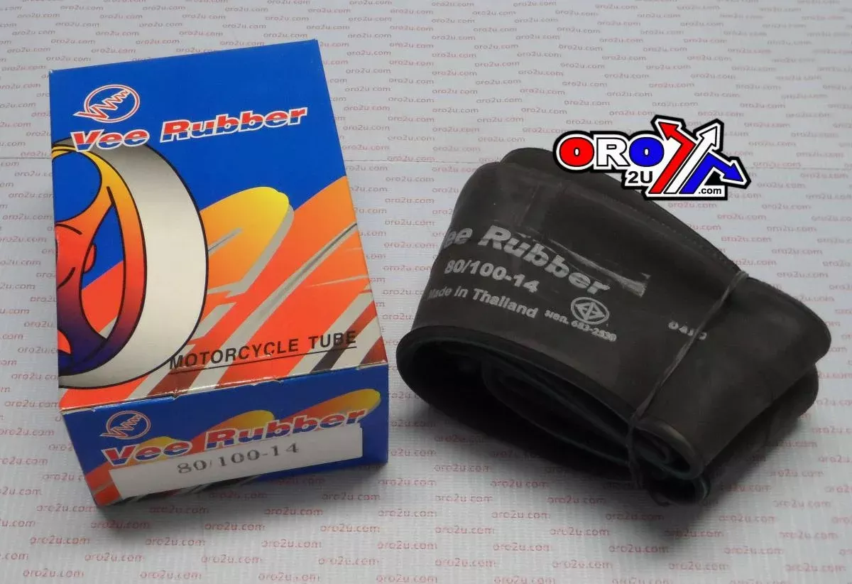 14 INNER TUBE 80/100-14 TR4 VALVE VEE RUBBER