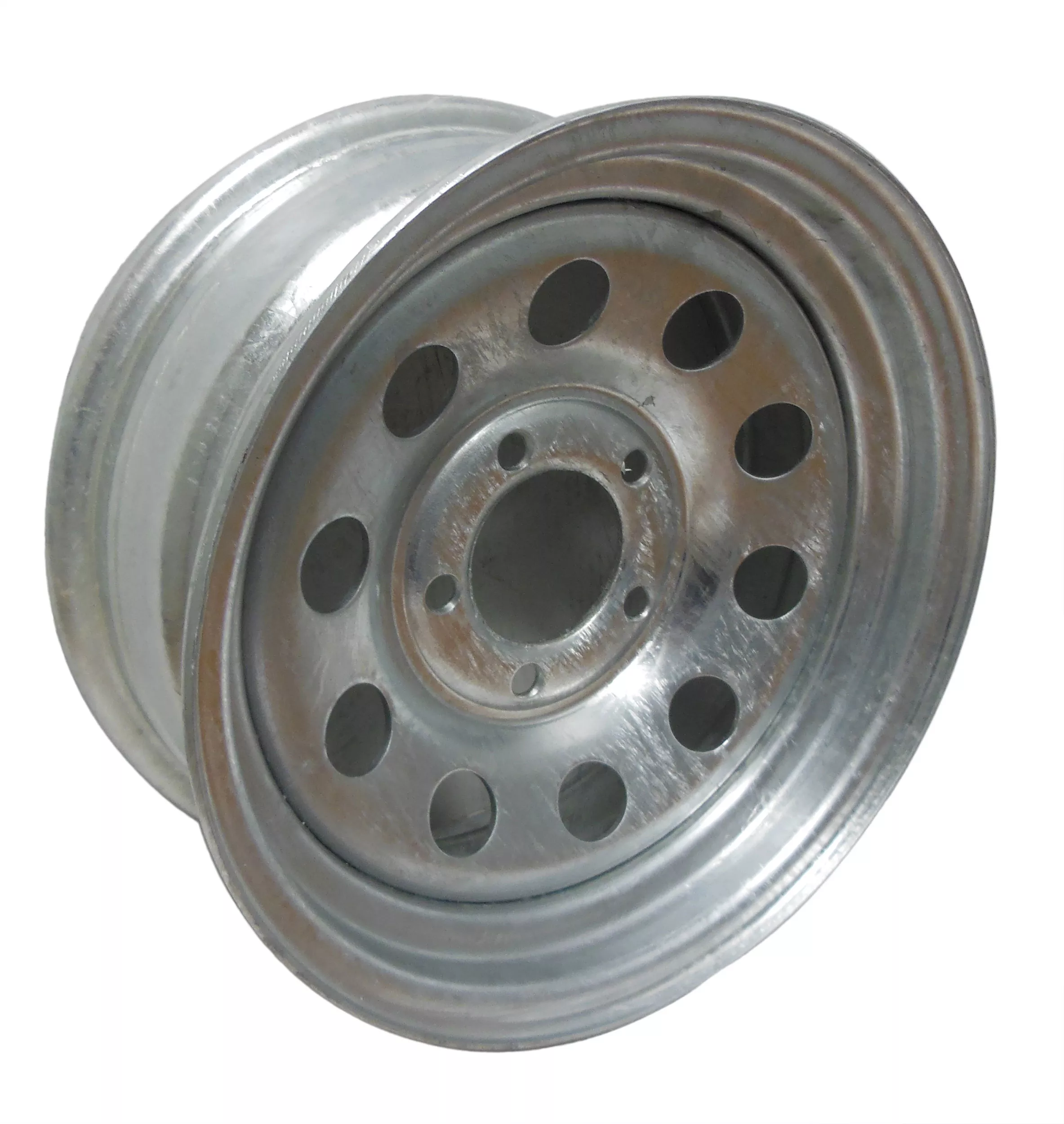 14″ x 6″ Mini-Mod Wheel (5 on 4-1/2) Galvanized | 5 on 4.5″ Bolt Circle