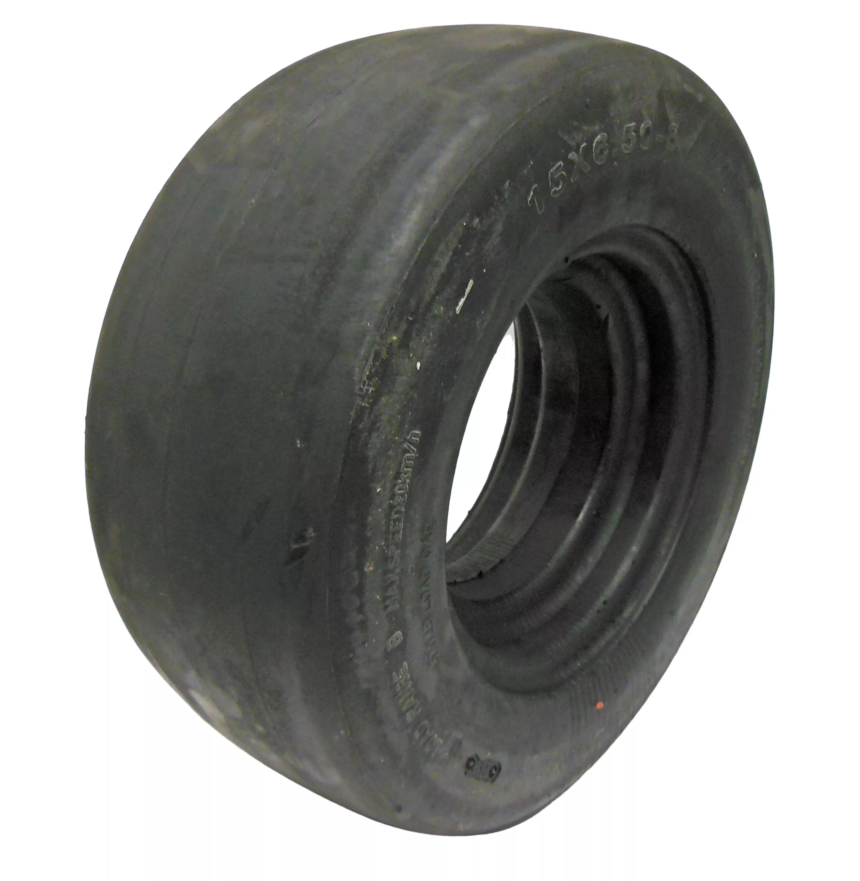 15 x 6.50-8 Flat Free Smooth Tire Zero-Turn Lawn Mower Tire