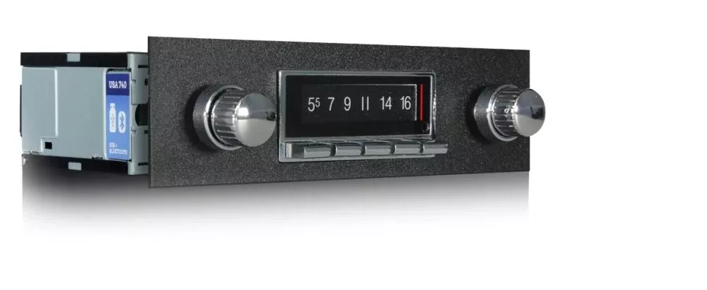 1964 – 1966 Mustang Radio USA-740 300 Watt with Bluetooth – Custom Autosound