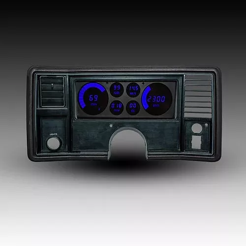 1978-1988 Monte Carlo Digital Dash Panel Blue LED Gauges DP9002B Made In The USA