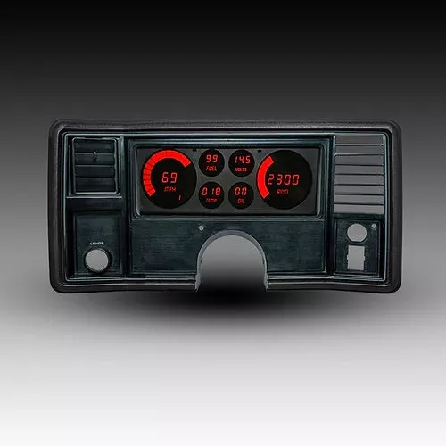 1978-1988 Monte Carlo Digital Dash Panel Red LED Gauges Made In The USA