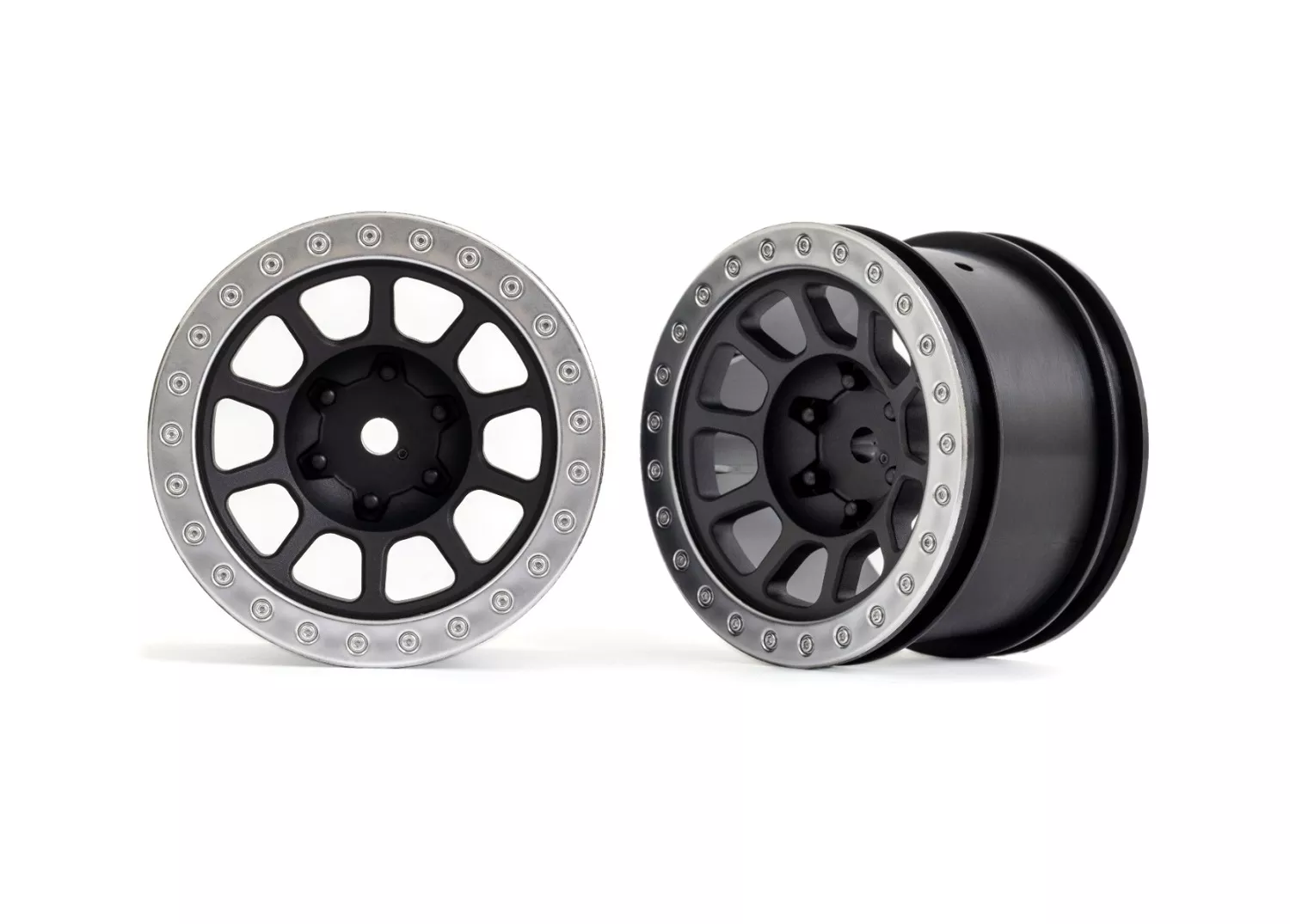 2.2″ Wheels (Black, Satin Chrome Beadlock or Black Chrome) (2) (Bandit Rear)