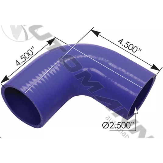 2.5" 90DEG COOLANT HOSE