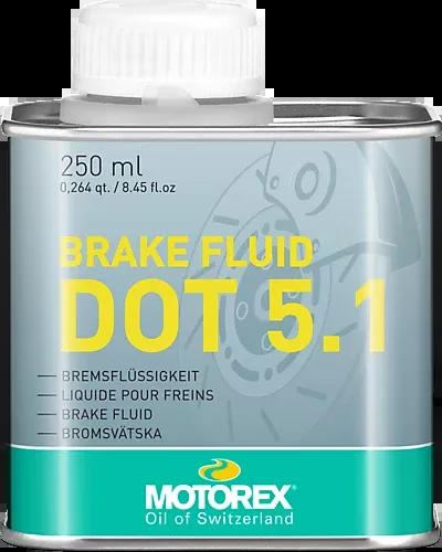 250ml DOT 5.1 BRAKE FLUID, MOTOREX 7300237, BOX = 12