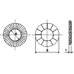 3/4 DUAL LOCK WASHER