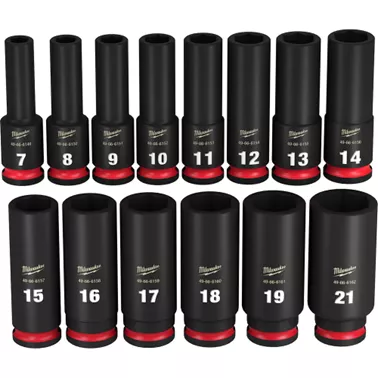 3/8 DR 14PC MM DEEP IMP