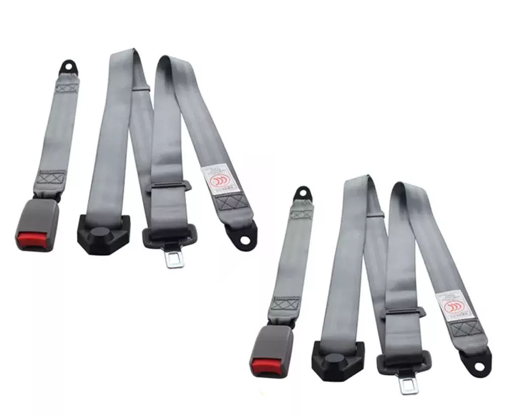 3 Point Seat Belt (Set of Two) Gray