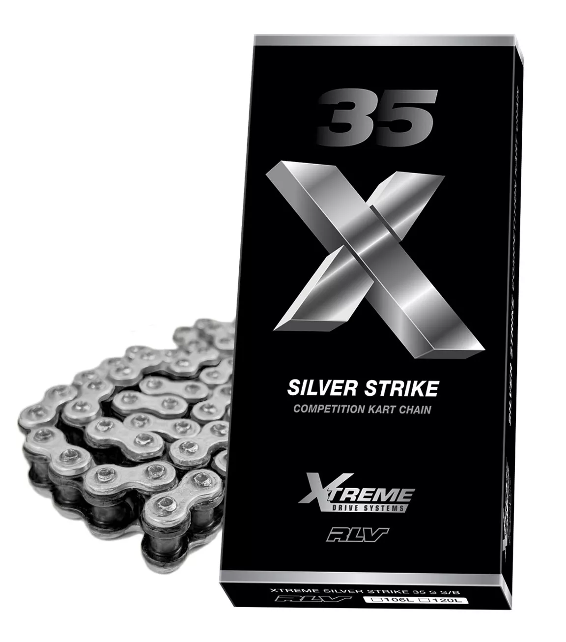 #35 RLV Silver Strike Chain106 or 120 Links