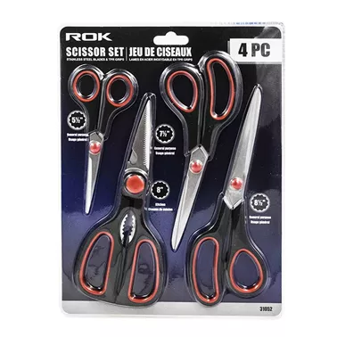 4 PC SCISSORS SET