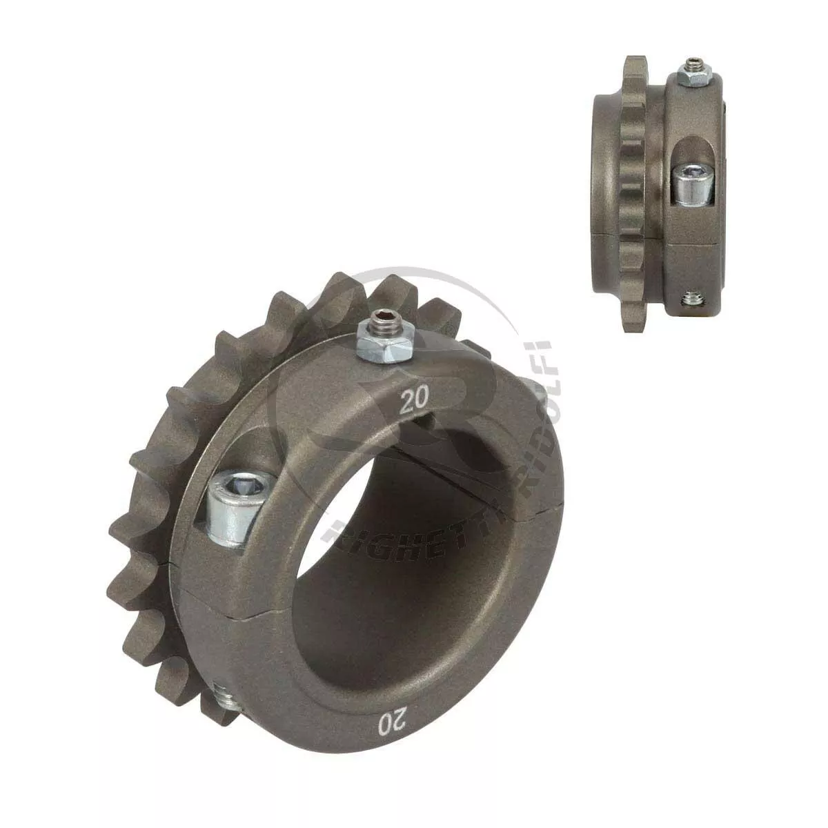 #428 50mm Bore Aluminum Sprocket (Split Sprocket) 20T-30T