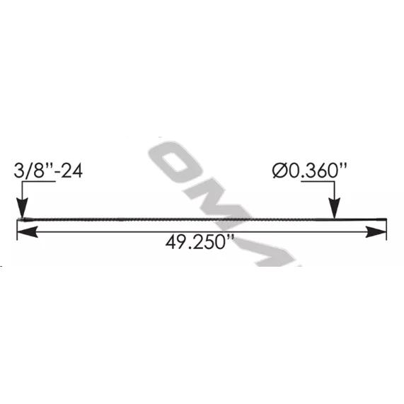 48" BLACK CB ANTENNA