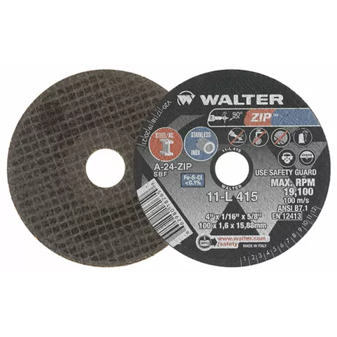 4X1/16X5/8 ZIP C/O WHEEL