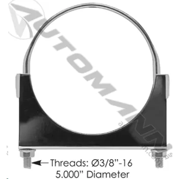5" CHROME EXHAUST CLAMP