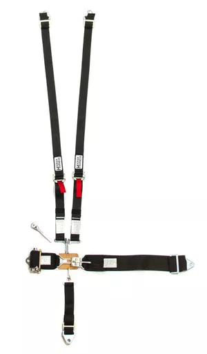 5-Pt Harness System Hans LL Ratchet Adj Black 51100