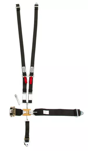 5-Pt Harness System Hans LL USD Ratchet Adj Black 52100