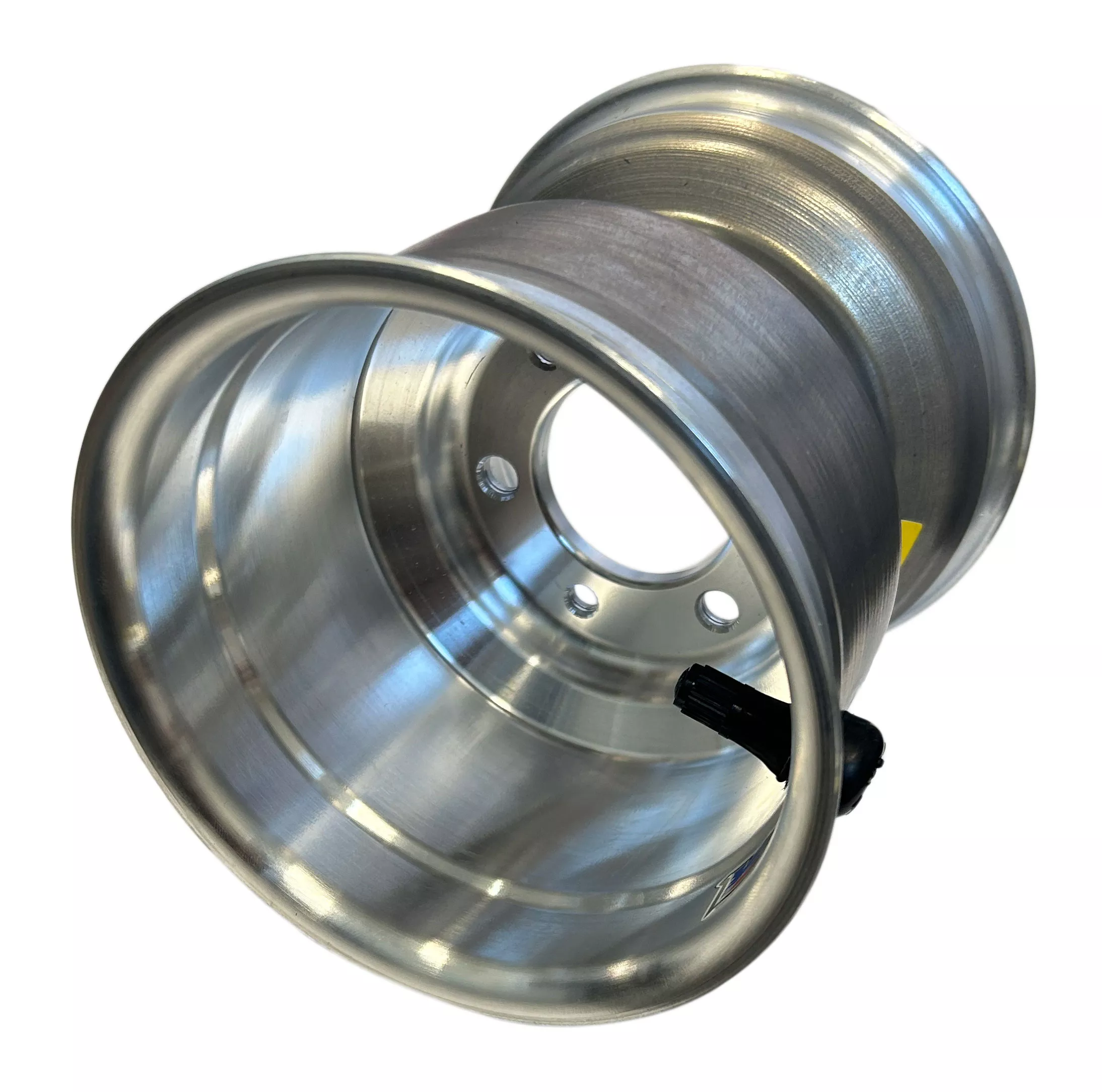 5" VanK Select Kart Wheel Bright Silver Aluminum | 2.5" Bolt Circle