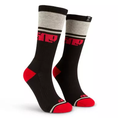 509 Route 5 Racing Red Casual Sock