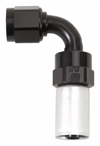 #6 90 Deg Hose Fitting P/C Crimp-On 610483