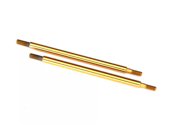 69mm GTR Front Shock Shafts, TiN-Coated (2)