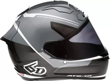 6D ATS-1R Alpha Silver Helmet