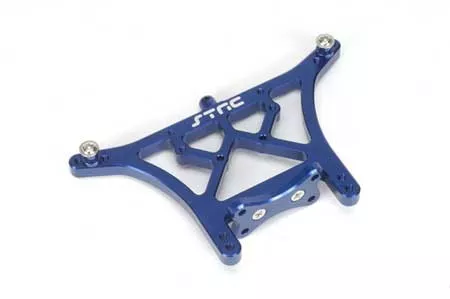 6mm Heavy Duty Rear Shock Tower, Red or Blue-Anodized