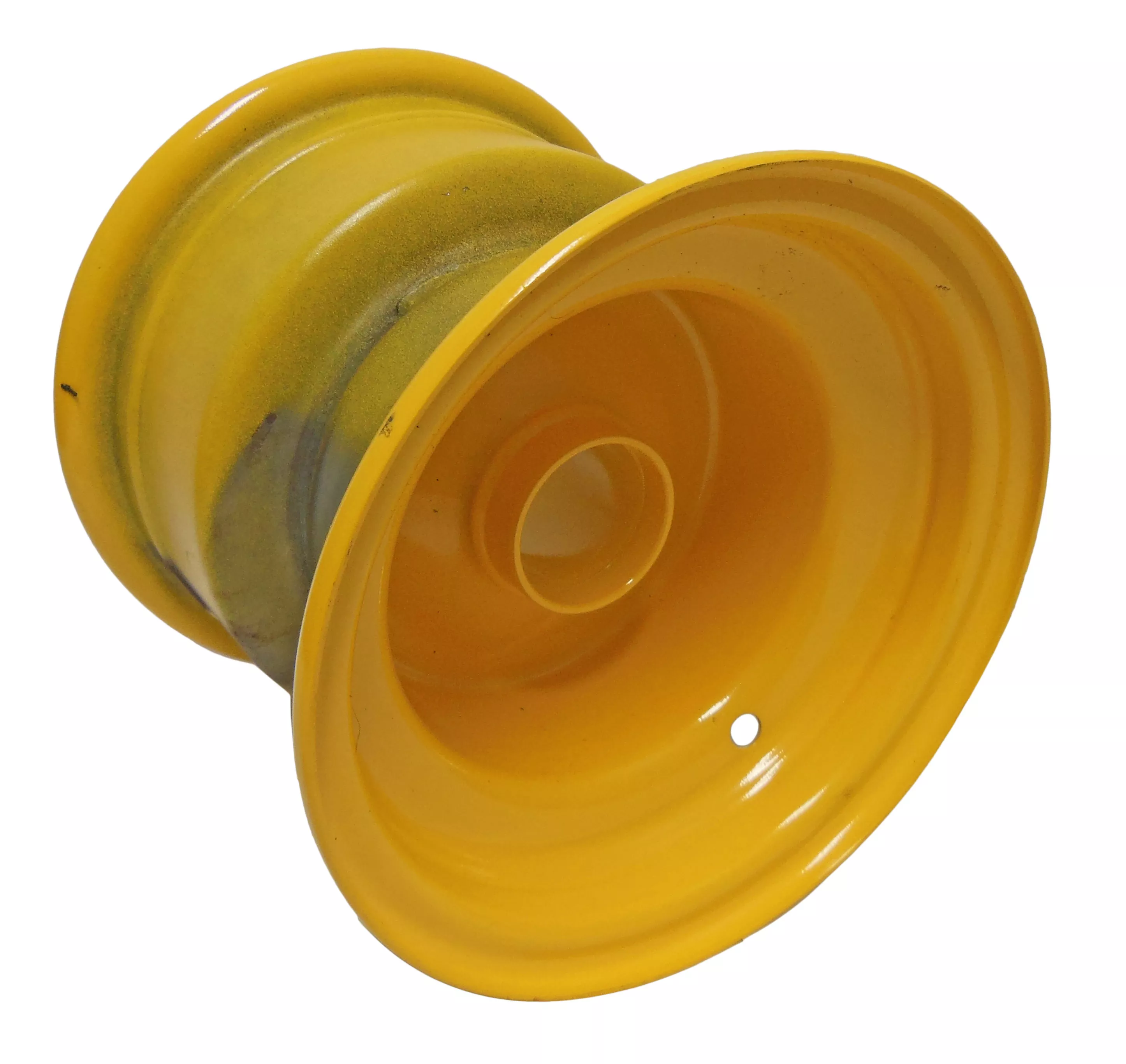 8'' x 7'' Floater Wheel (Yellow) For 2" OD Bearing