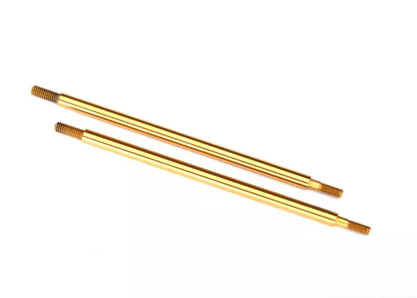 81mm Rear GTR Shock Shafts (2) (TiN-Coated)