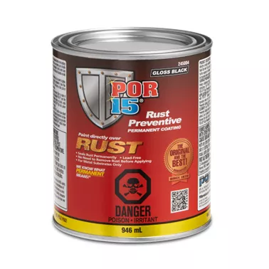 946ML POR-15 BLACK RUST