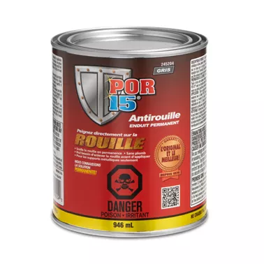 946ML POR-15 GRAY RUST