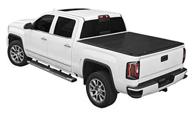Access B1020059 Tonneau Cover Lomax Hard Tri-Fold Folding Aluminum Matte Black